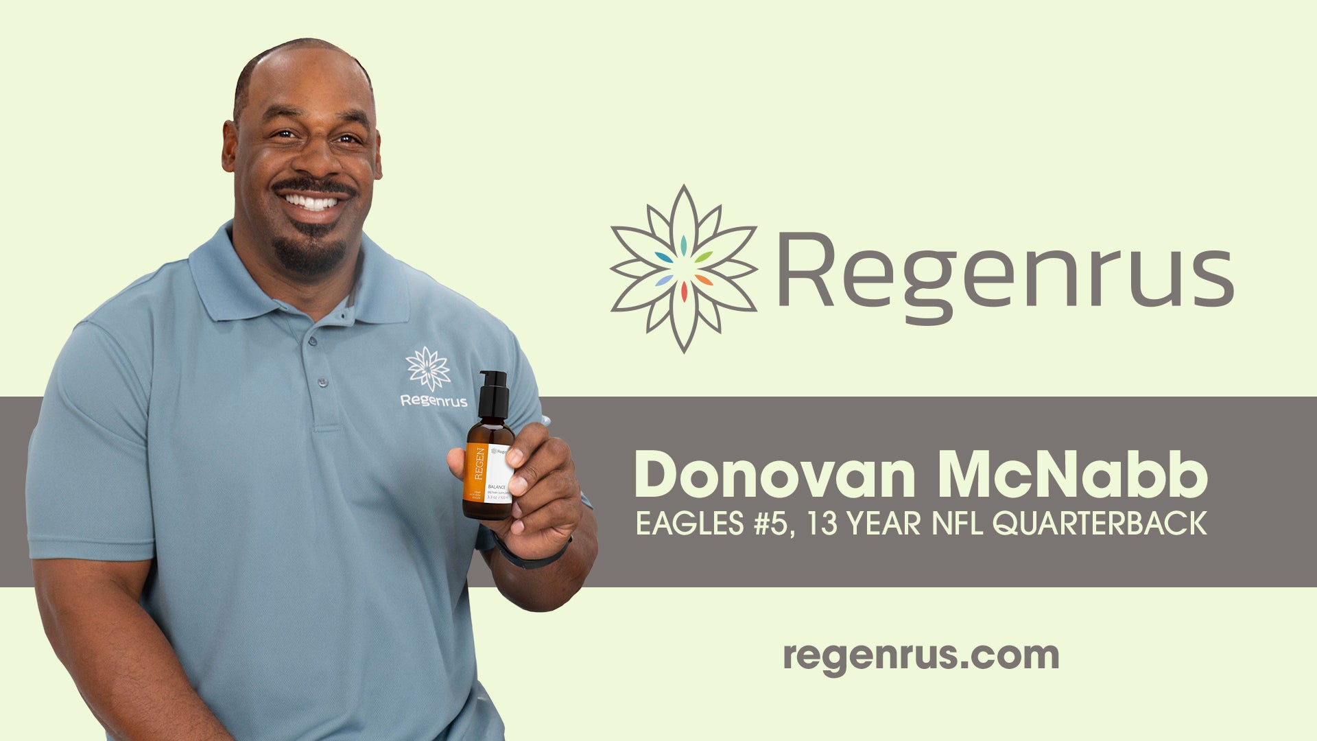 Load video: Regenrus &amp; Donavan McNabb Partnership